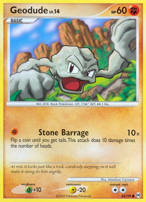 Geodude Card Front