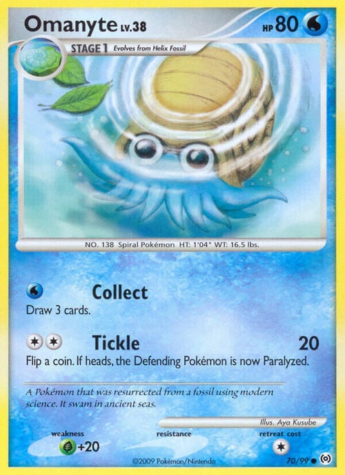 Omanyte Card Front