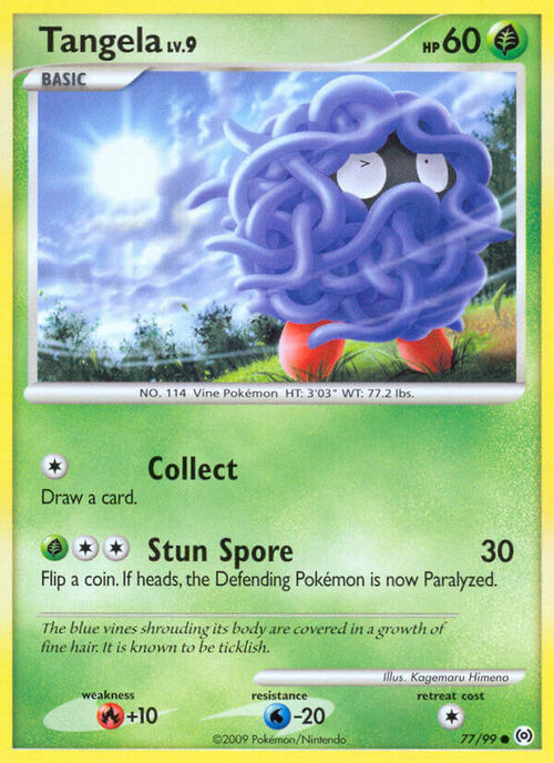 Tangela Card Front