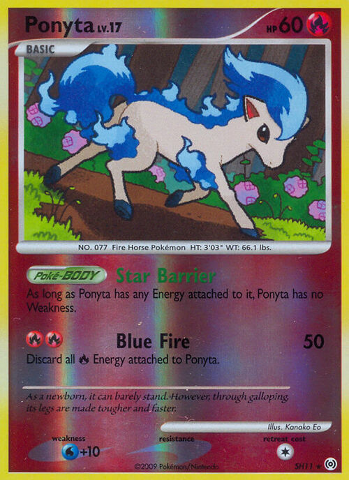 Ponyta Card Front