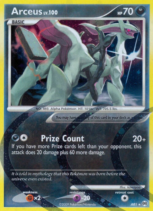 Arceus Card Front