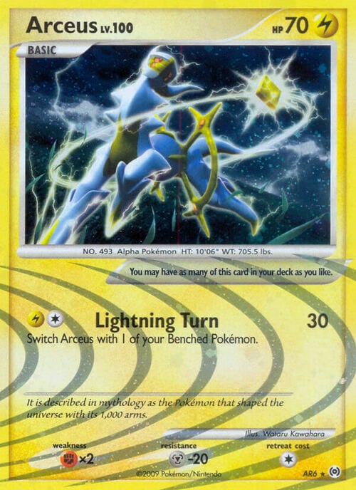 Arceus Card Front