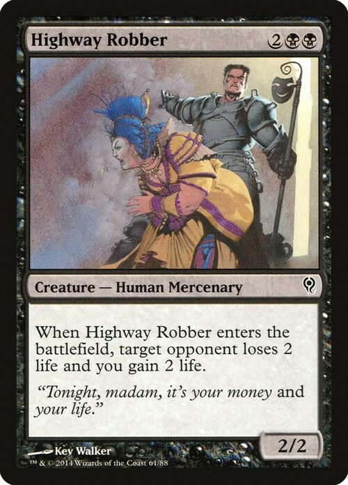 Highway Robber Card Front