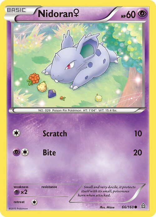 Nidoran ♀ Card Front