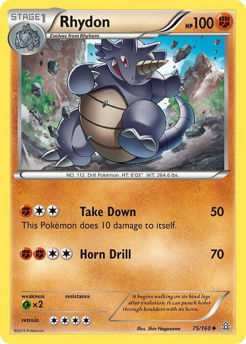 Rhydon Card Front