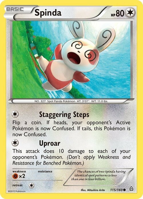 Spinda Card Front