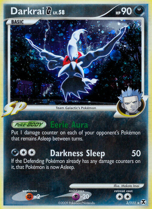 Darkrai G Card Front