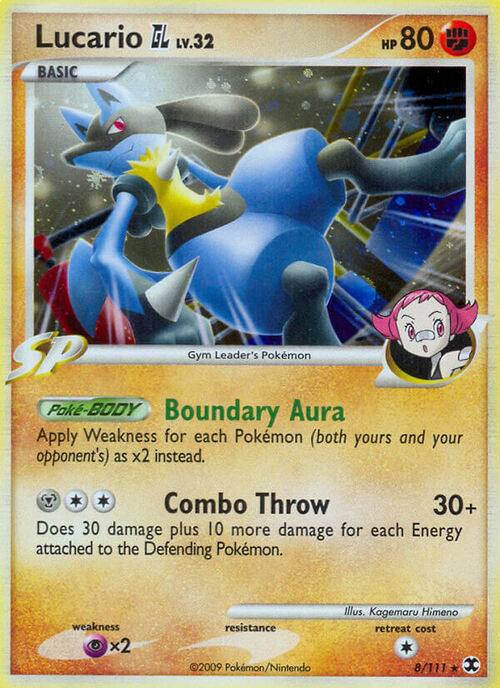 Lucario GL Card Front