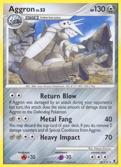 Aggron Card Front