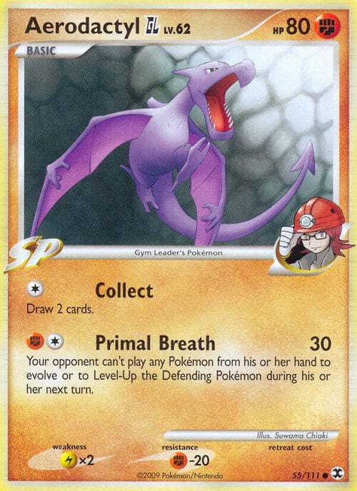 Aerodactyl GL Card Front