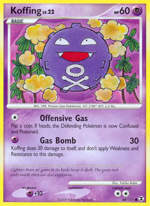 Koffing Card Front