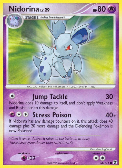 Nidorina Card Front