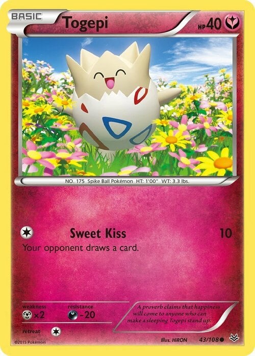 Togepi Card Front