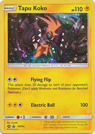 Tapu Koko Card Front