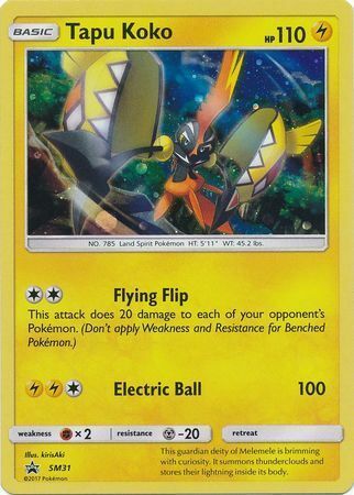 Tapu Koko Card Front