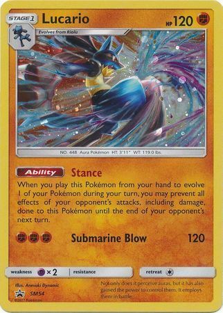 Lucario Card Front