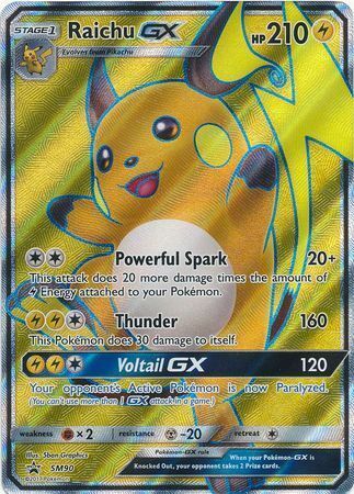 Raichu GX Card Front