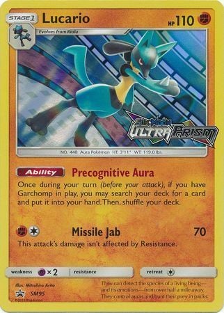 Lucario Card Front