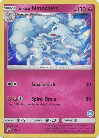 Alolan Ninetales Card Front