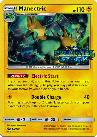 Manectric Card Front