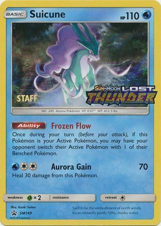 Suicune Card Front