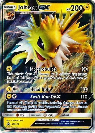 Jolteon GX Card Front