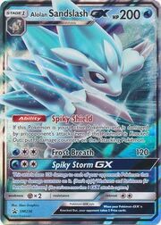 Alolan Sandslash GX [Spiky Shield | Frost Breath | Spiky Storm GX]