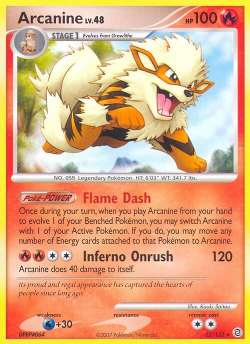 Arcanine Lv.48 Card Front