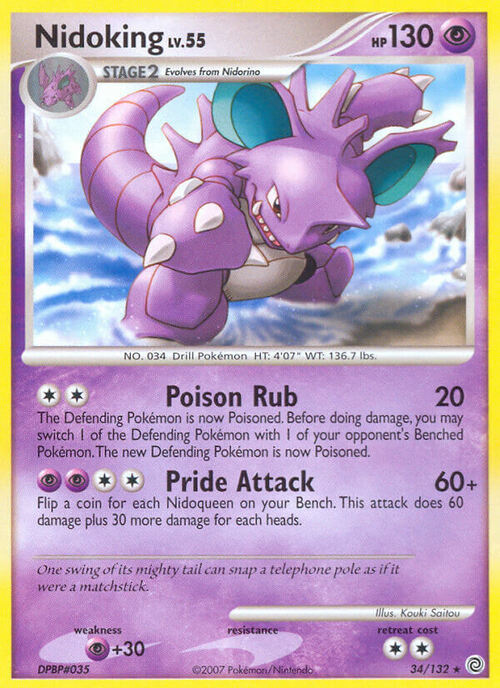 Nidoking Lv.55 Card Front