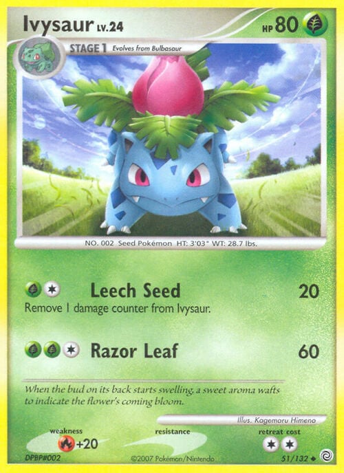 Ivysaur Lv.24 Card Front