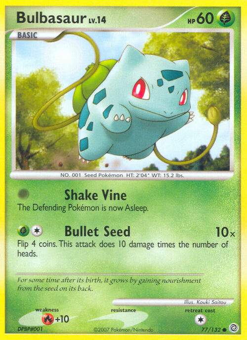 Bulbasaur Lv.14 Card Front