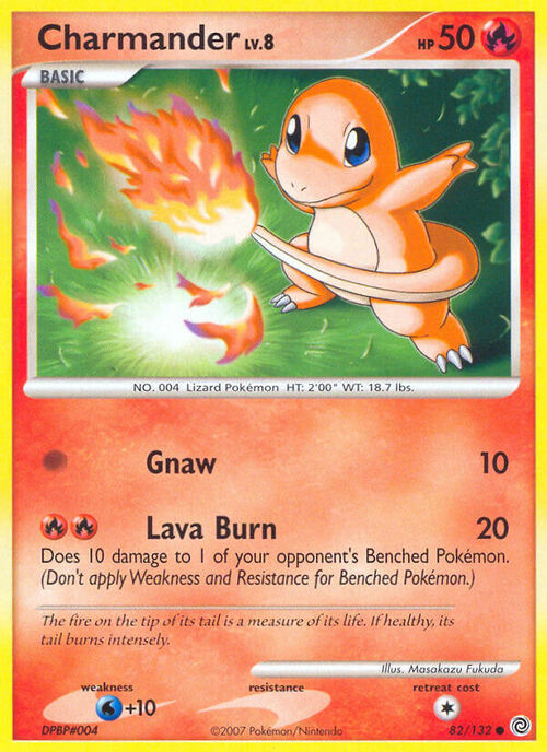 Charmander Lv.8 Card Front