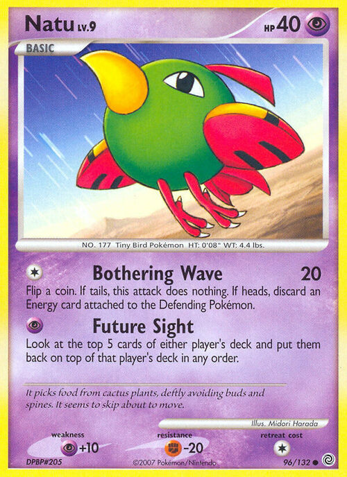 Natu Lv.9 Card Front