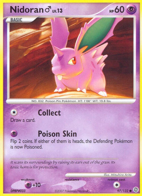 Nidoran♂ Card Front