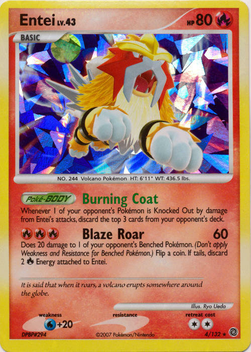 Entei Card Front