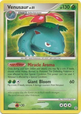 Venusaur Card Front