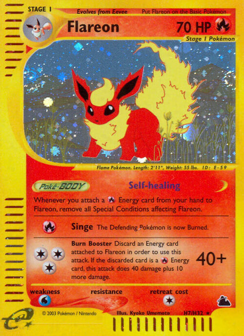 Flareon Card Front