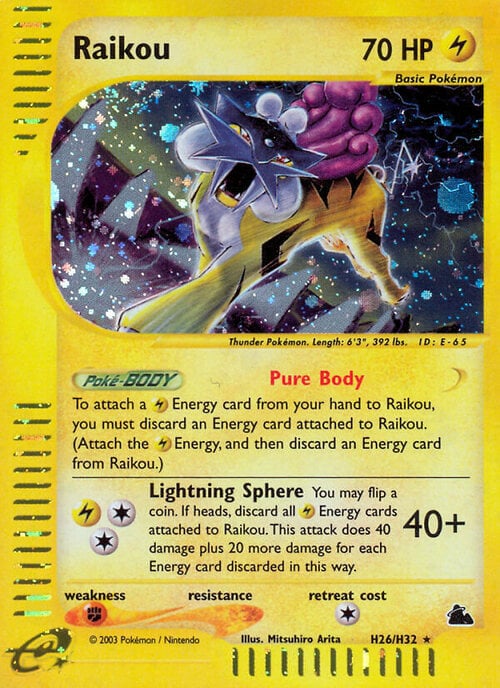 Raikou Card Front