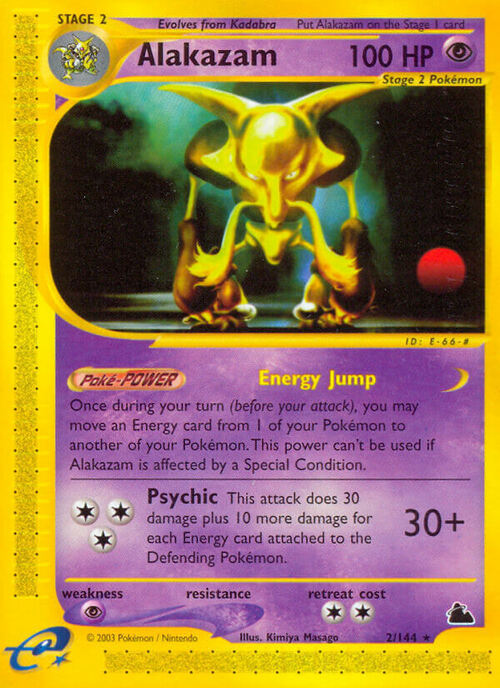 Alakazam Card Front