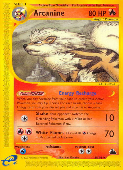 Arcanine Card Front