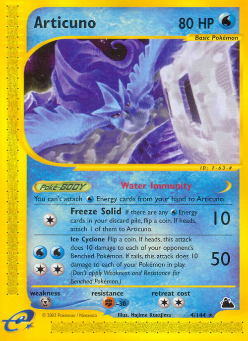 Articuno Card Front