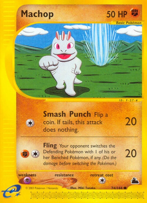 Machop Card Front