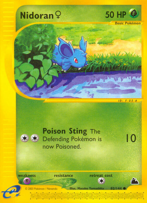 Nidoran F Card Front