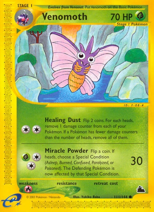 Venomoth Card Front