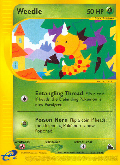 Weedle Card Front