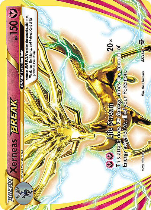 Xerneas BREAK Card Front