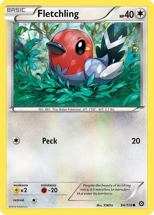 Fletchling Card Front