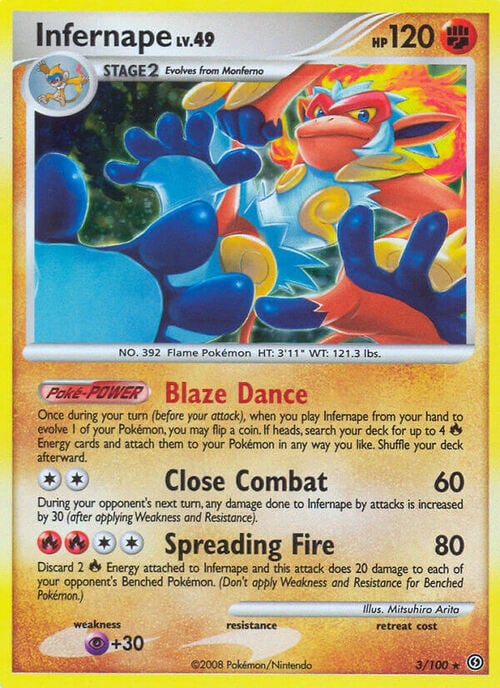 Infernape Card Front