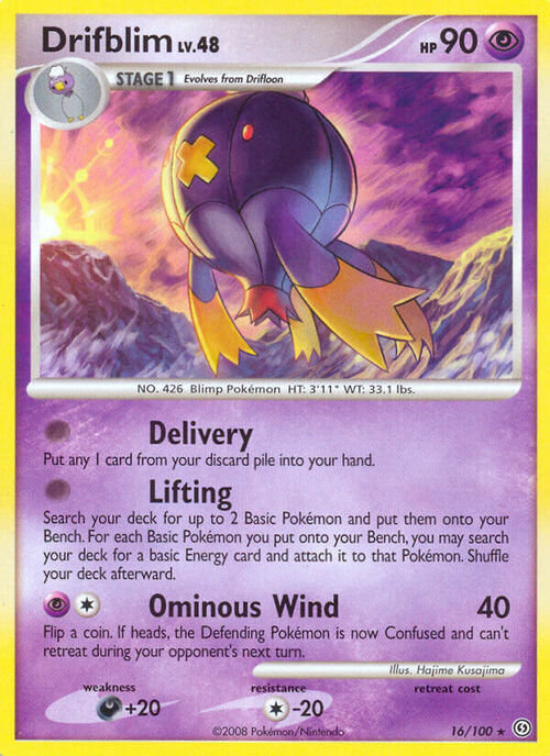 Drifblim Card Front