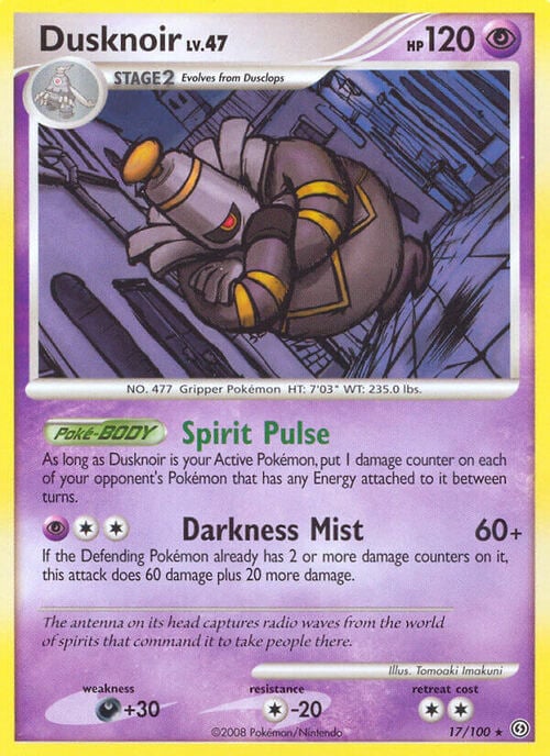 Dusknoir Card Front